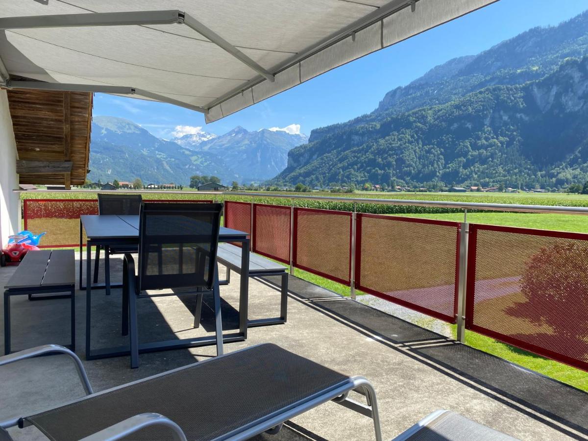 Ferienwohnung ”Heimet” Im Berner Oberland Unterbach  Exterior foto