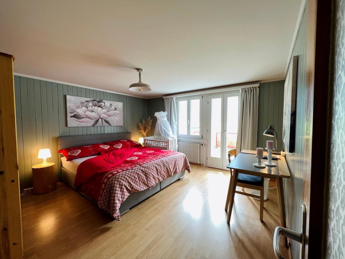 Ferienwohnung ”Heimet” Im Berner Oberland Unterbach  Exterior foto