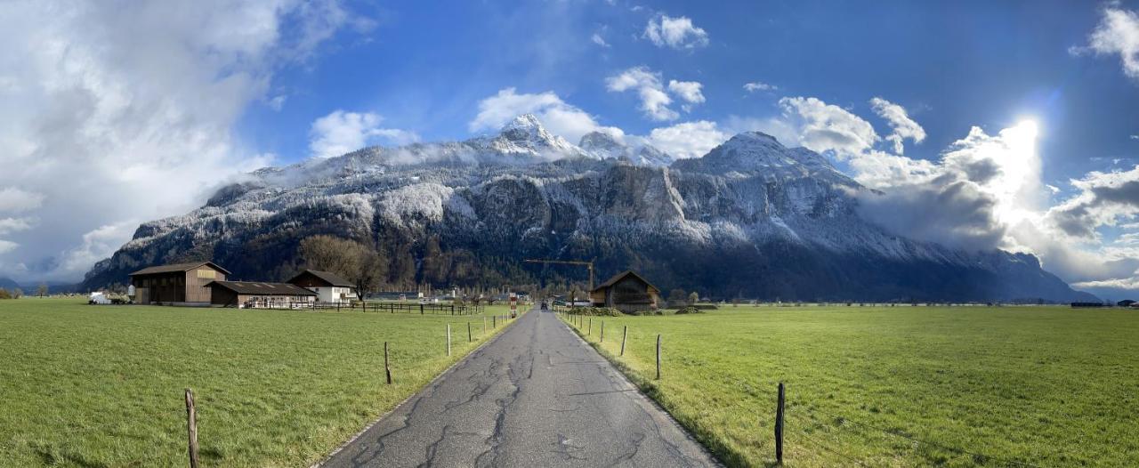 Ferienwohnung ”Heimet” Im Berner Oberland Unterbach  Exterior foto
